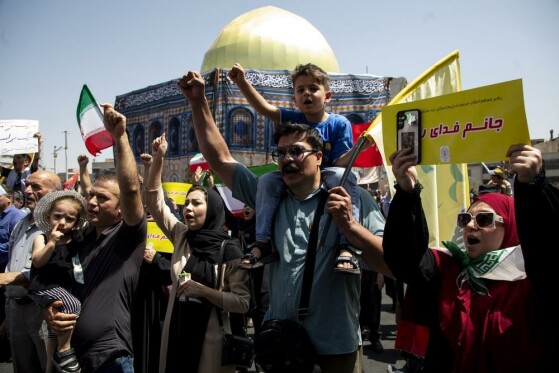 راهپیمایی جمعه خشم و نصر در تهران