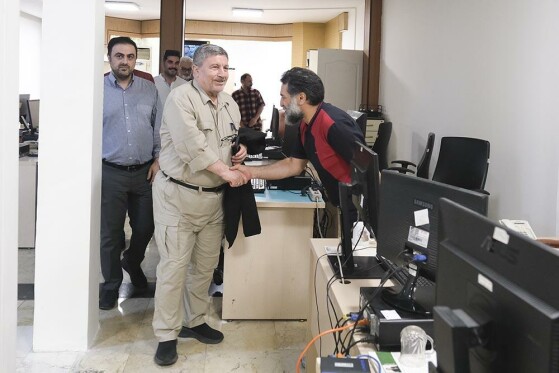 بازدید رئیس شورای اطلاع رسانی دولت از روزنامه ایران