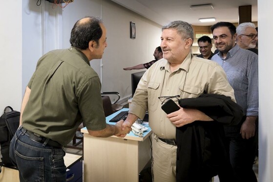 بازدید رئیس شورای اطلاع رسانی دولت از روزنامه ایران