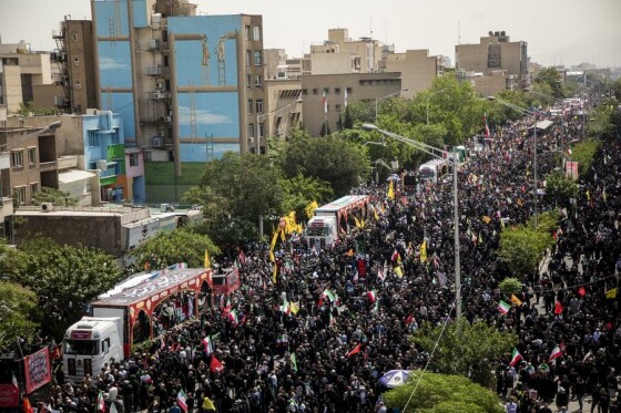 مراسم تشییع شهدای اقتدار _۳