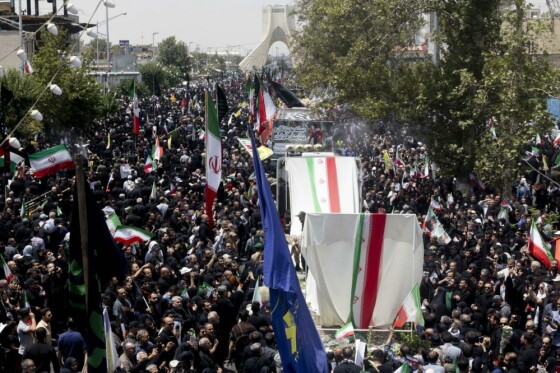 مراسم تشییع شهدای اقتدار _۲