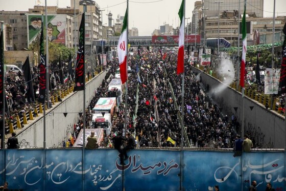 مراسم تشییع شهدای اقتدار _۳