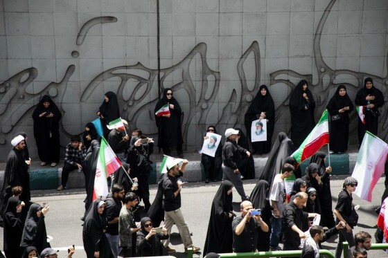 مراسم تشییع شهدای اقتدار _۳