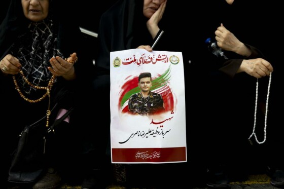 مراسم تشییع شهدای اقتدار _۲