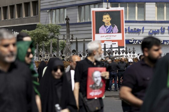 مراسم تشییع شهدای اقتدار _۲