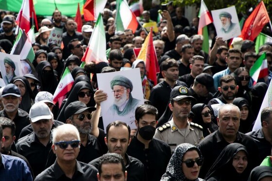 مراسم تشییع شهدای اقتدار _۳