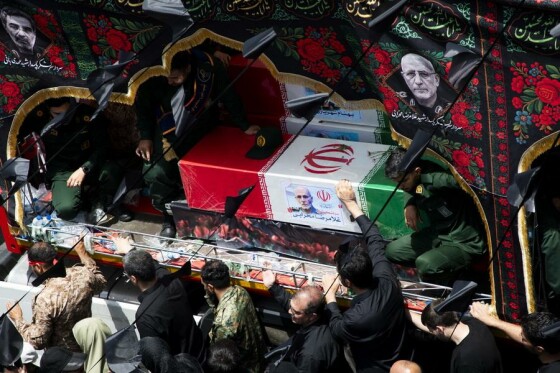 مراسم تشییع شهدای اقتدار _۳