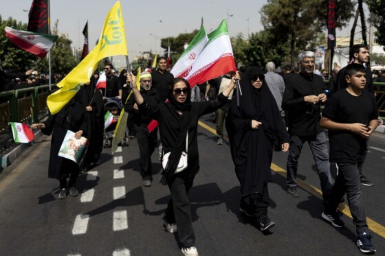 مراسم تشییع شهدای اقتدار _۲