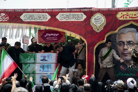 مراسم تشییع شهدای اقتدار _۳