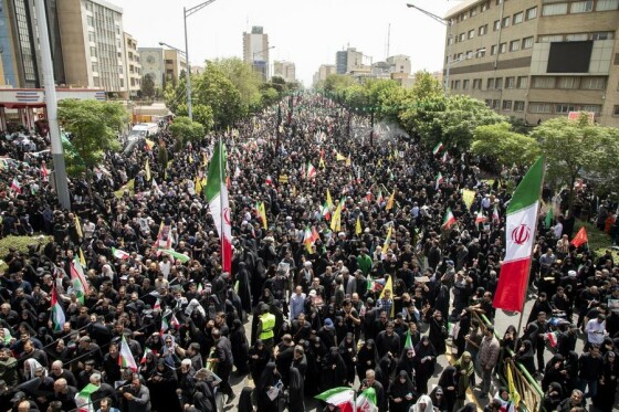 مراسم تشییع شهدای اقتدار _۳