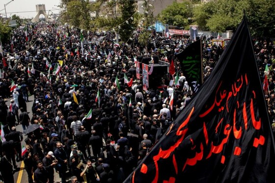 مراسم تشییع شهدای اقتدار _۳