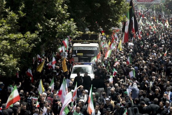 مراسم تشییع شهدای اقتدار _۲