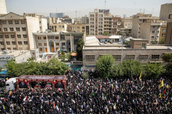 مراسم تشییع شهدای اقتدار _۳