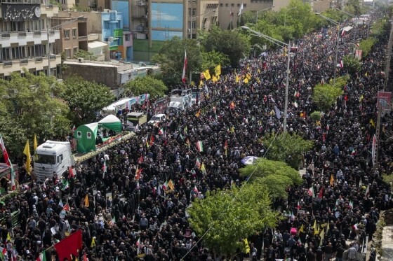 مراسم تشییع شهدای اقتدار _۳