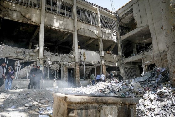 زندان اوین پس از حمله رژیم صهیونیستی