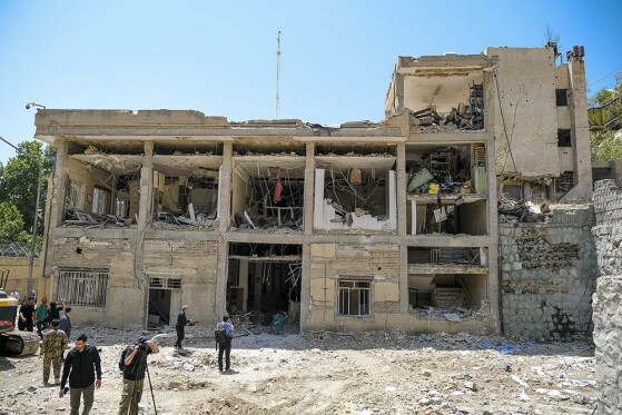 زندان اوین پس از حمله رژیم صهیونیستی