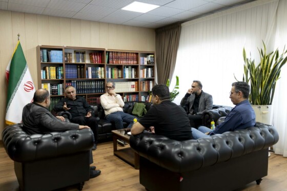 بازدید علی تاجرنیا رئیس هیئت مدیره باشگاه استقلال از روزنامه ایران