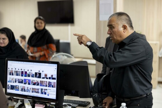 بازدید علی تاجرنیا رئیس هیئت مدیره باشگاه استقلال از روزنامه ایران