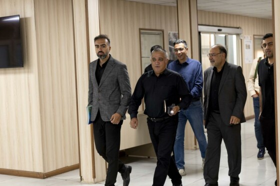 بازدید علی تاجرنیا رئیس هیئت مدیره باشگاه استقلال از روزنامه ایران