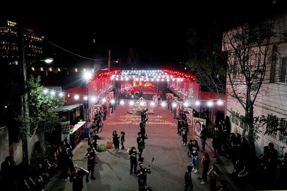 عزاداری سالار شهیدان در محله نارمک