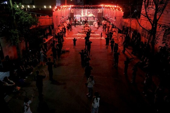 عزاداری سالار شهیدان در محله نارمک