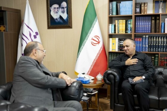 بازدید علی تاجرنیا رئیس هیئت مدیره باشگاه استقلال از روزنامه ایران