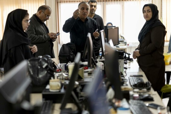 بازدید علی تاجرنیا رئیس هیئت مدیره باشگاه استقلال از روزنامه ایران