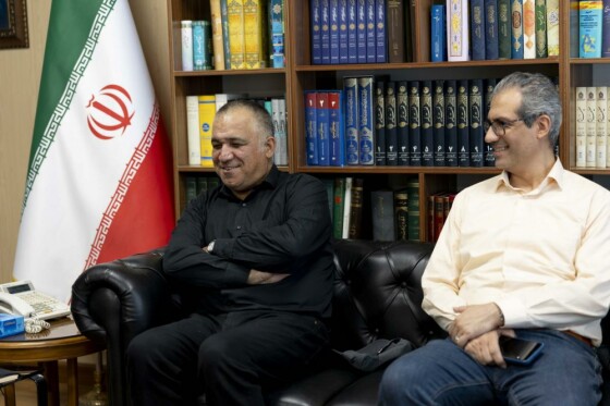 بازدید علی تاجرنیا رئیس هیئت مدیره باشگاه استقلال از روزنامه ایران