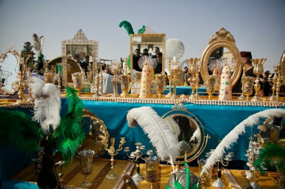 کاروان نمادین هشتم محرم در خمینی شهر