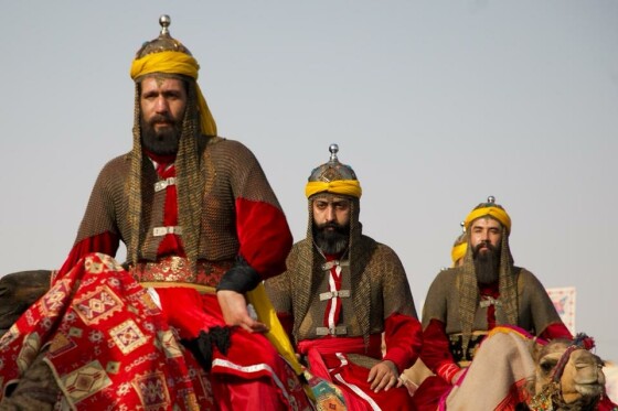 کاروان نمادین هشتم محرم در خمینی شهر