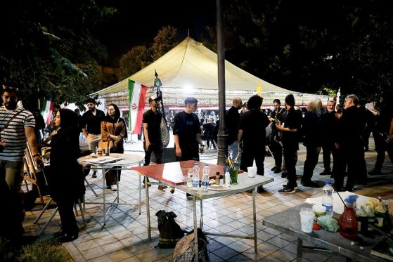 شام غریبان در خیمه هنر