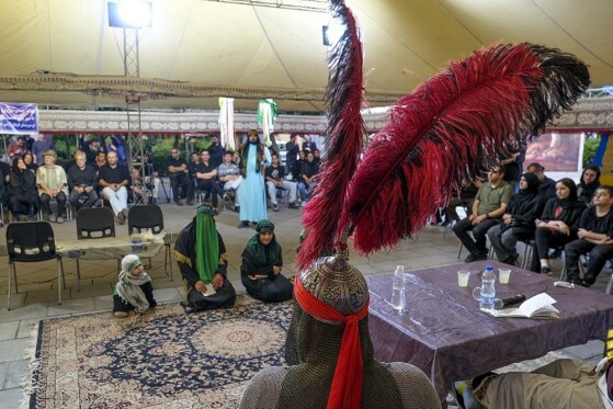 شام غریبان در خیمه هنر