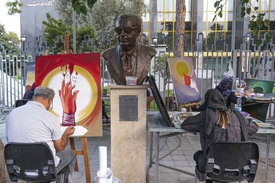 شام غریبان در خیمه هنر