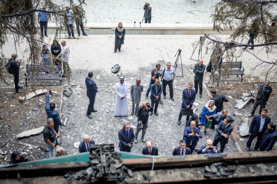 بازدید سفرای کشورهای خارجی از ساختمان شیشه ای صدا و سیما