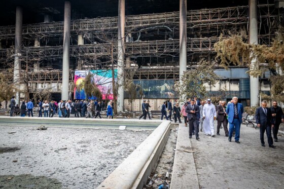 بازدید سفرای کشورهای خارجی از ساختمان شیشه ای صدا و سیما