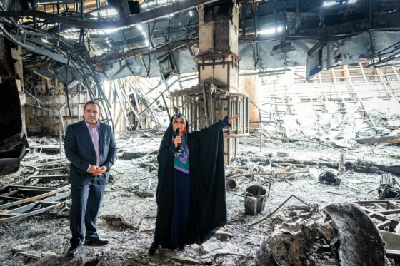 بازدید سفرای کشورهای خارجی از ساختمان شیشه ای صدا و سیما