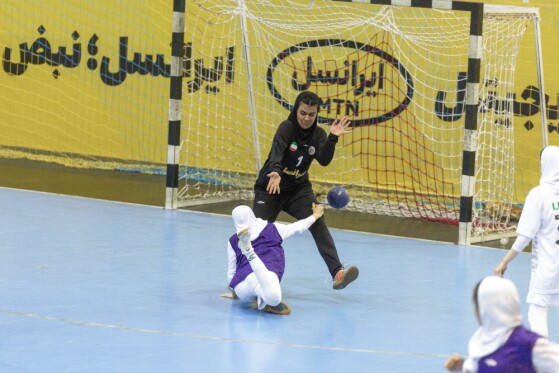 تمرین تیم های ملی جوانان و نوجوانان دختران هندبال