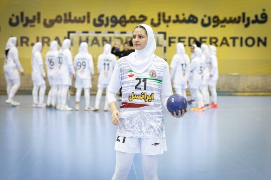 تمرین تیم های ملی جوانان و نوجوانان دختران هندبال