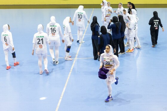 تمرین تیم های ملی جوانان و نوجوانان دختران هندبال