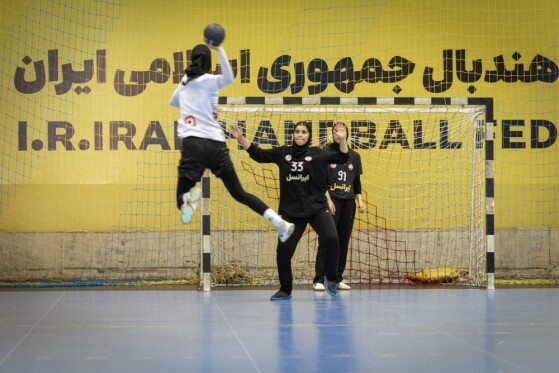 تمرین تیم های ملی جوانان و نوجوانان دختران هندبال