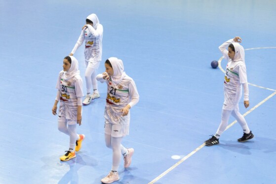 تمرین تیم های ملی جوانان و نوجوانان دختران هندبال