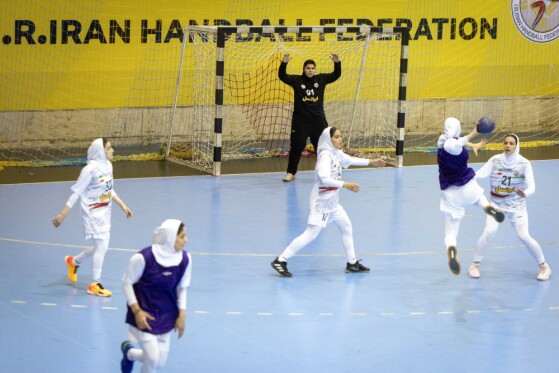 تمرین تیم های ملی جوانان و نوجوانان دختران هندبال