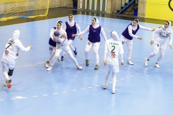 تمرین تیم های ملی جوانان و نوجوانان دختران هندبال