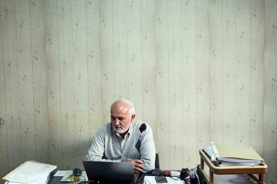 احمد توکلی به روایت عکاسان روزنامه ایران