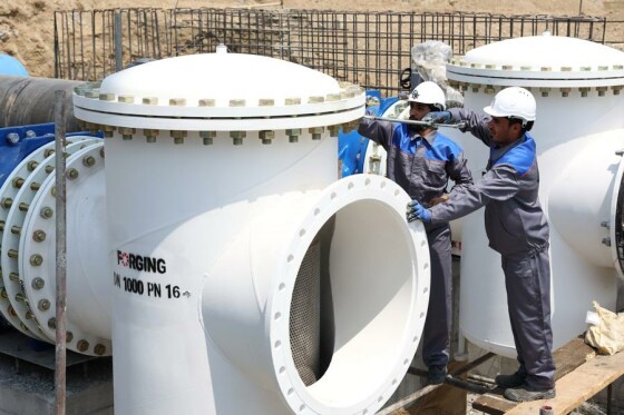 طرح خط جایگزین انتقال آب از زیاران به بیلقان