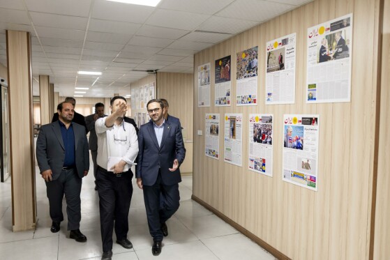 بازدید مدیرعامل بانک کشاورزی از روزنامه ایران