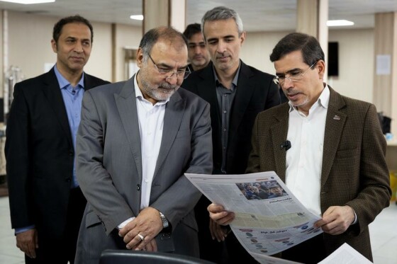 بازدید مدیرعامل مپنا از روزنامه ایران