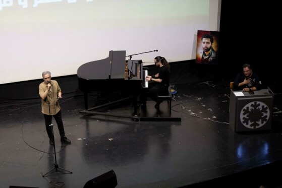 مراسم یادبود بامداد بیات و بزرگداشت بابک بیات