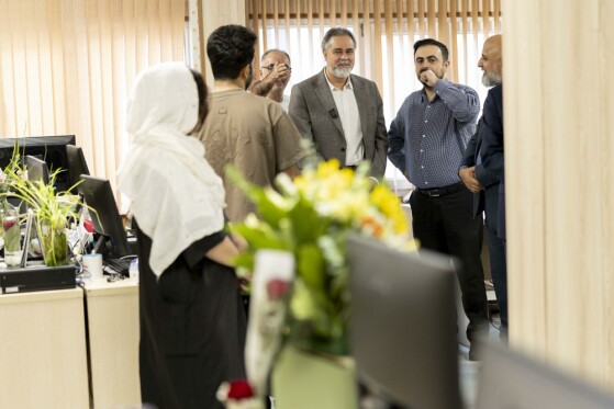 بازدید رییس سازمان سینمایی کشور از روزنامه ایران