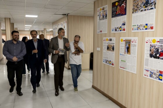 بازدید رییس سازمان سینمایی کشور از روزنامه ایران